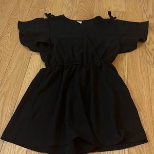 Shein girls black romper